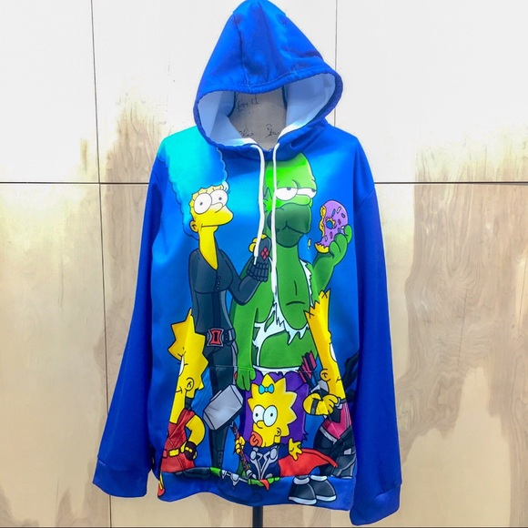 Jackets & Blazers - NWOT The Simpsons as Avengers Pullover Hoodie